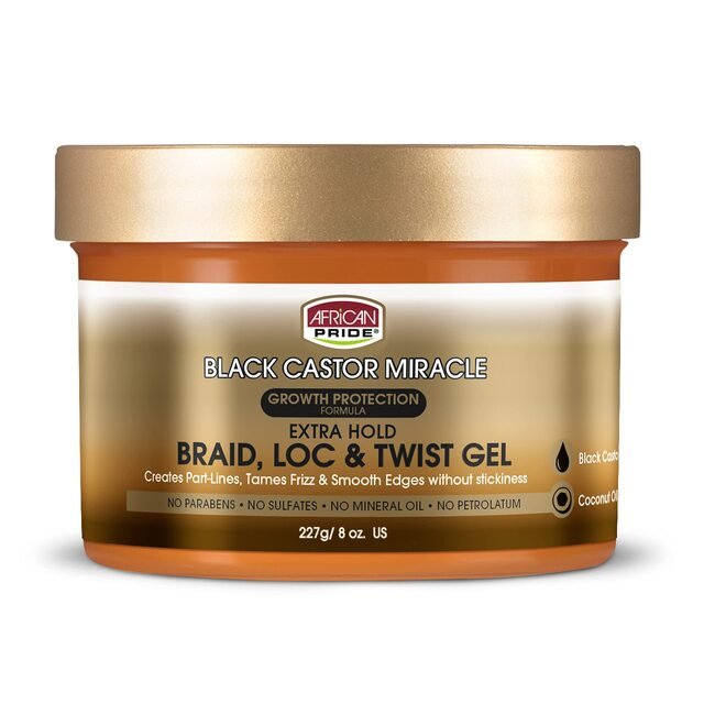 African Pride BCM  Braid,  Loc & Twist Gel 8oz.